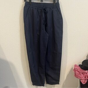 Armedangels size small navy blue jogger organic cotton tencel lyocell blend